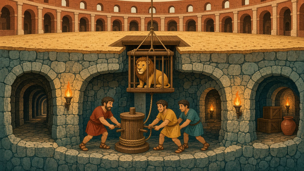 Illustration for chapter 5: Lifts, Trapdoors, and Lions