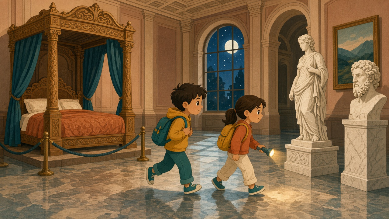 Illustration for chapter 6: Hiding in the Museum, and Your Game Plan