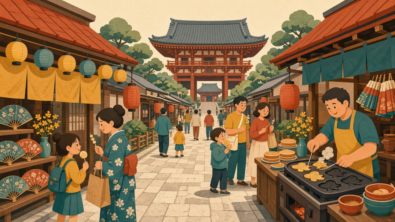 Illustration for chapter 3: Snack Street